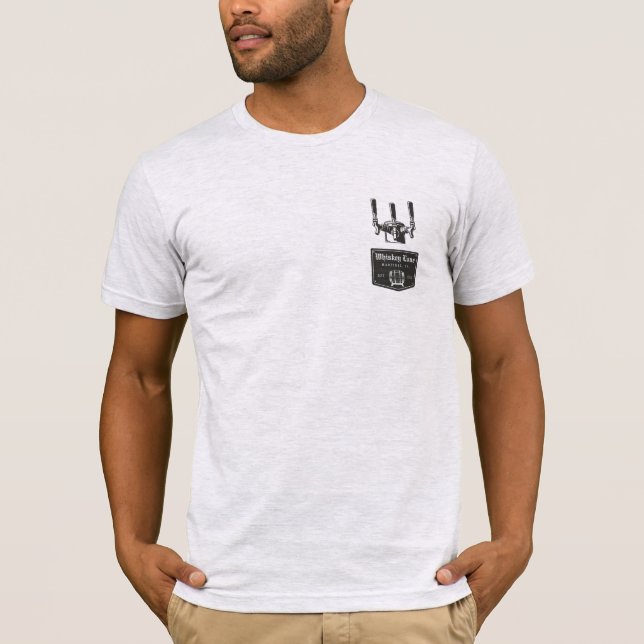 Camiseta con el logotipo de Whiskey Lane Tap (Anverso)