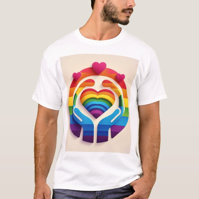 Camiseta con el logotipo del amor (Anverso)