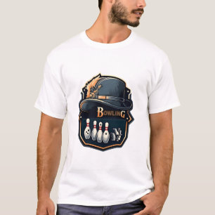 Camiseta con el logotipo del Bowling