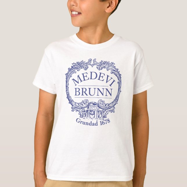 Camiseta con el logotipo grande de Medevi Brunn (Anverso)