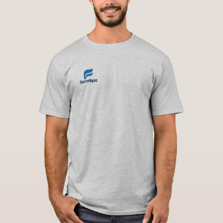 Camiseta con el logotipo gris de los hombres