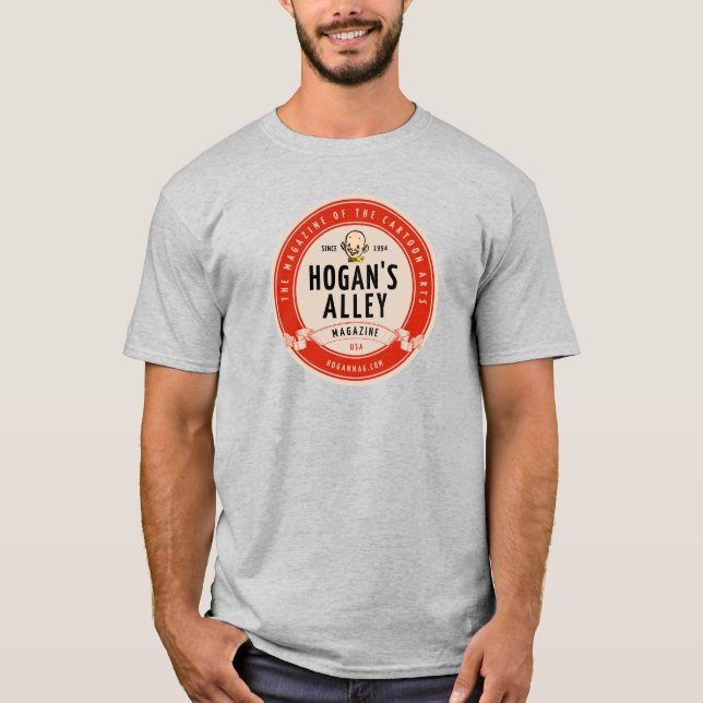 Camiseta con el logotipo "Hogan's Alley" de estilo (Anverso)