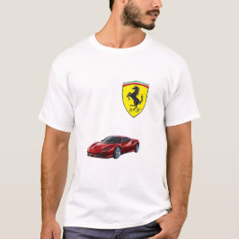 Camiseta con el logotipo masculino de Ferrari - Pa