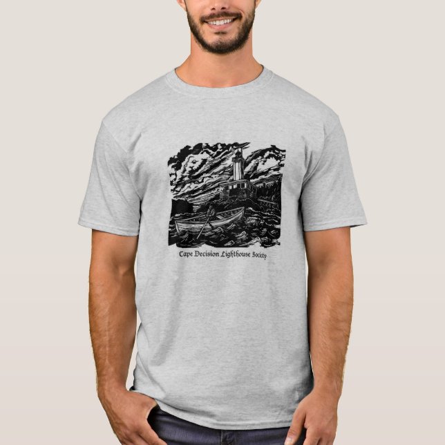 Camiseta con el logotipo masculino de Woodblock -  (Anverso)