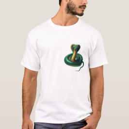 Camiseta con el logotipo mínimo de Emerald Cobra -