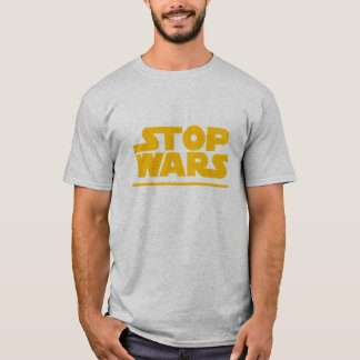 Camiseta con el logotipo parodia de Stop Wars