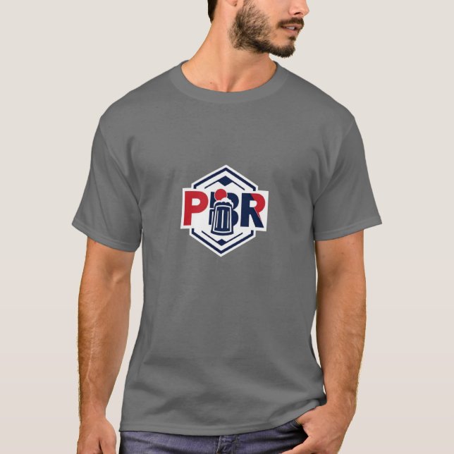 Camiseta con el logotipo PBR Beer Mug (Anverso)
