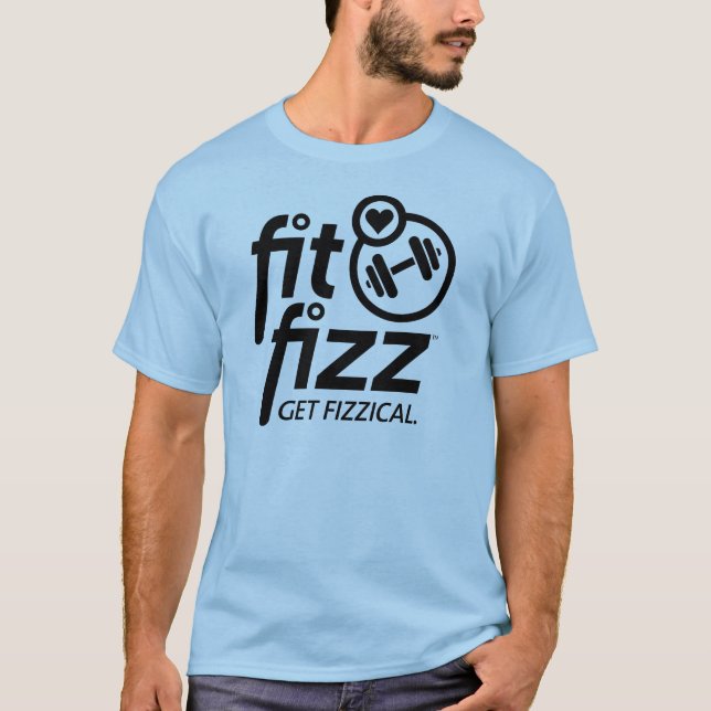 Camiseta con el logotipo y el eslogan negros (Anverso)