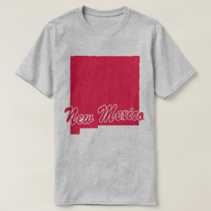 Camiseta con el mapa del estado de Nuevo México
