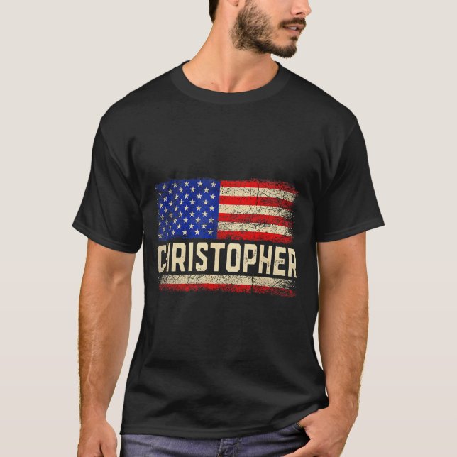 Camiseta con el nombre de pila Christopher Christo (Anverso)