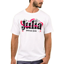 Camiseta con el nombre Julia – Tee personalizado c