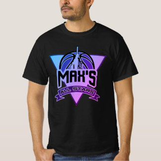 Camiseta con el nuevo logotipo de Max's All Stars 