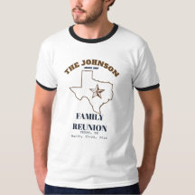 Camiseta con emblema personalizado para reunión fa
