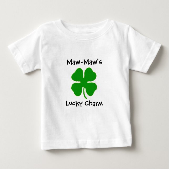 Camiseta con encanto de Maw-Maw para niños pequeño (Anverso)