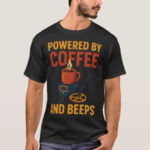 Camiseta Con Energía De Café Y Sonidos De Metal Divertido