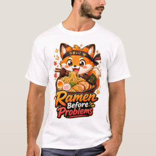 Camiseta Con Energía de Ramen y Delusión Lindo Inspirado en