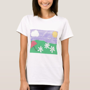 Camiseta con escena natural