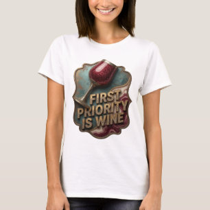 Camiseta con eslogan de oro genial LA PRIMERA PRIO