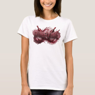 Camiseta con eslogan de VINO TINTO CRISP TIME
