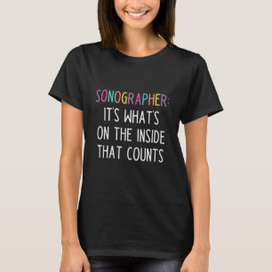 Camiseta con eslogan divertido de sonógrafo