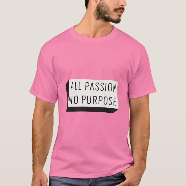 Camiseta con eslogan divertido pero nihilista (Anverso)