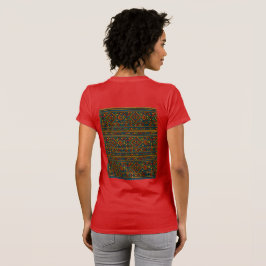 Camiseta con estampado africano Ndebele