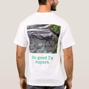 Camiseta con estampado de ave australiana