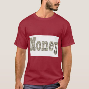 Camiseta con estampado de dinero en negrita para i