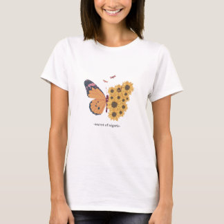 Camiseta con estampado de mariposa 🦋 Gráfica lind