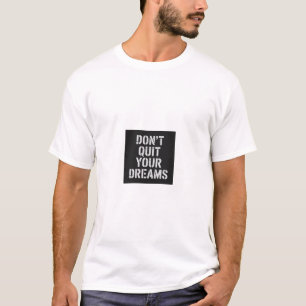 CAMISETA CON ESTAMPADO DE TEXTO NO ABANDONES TUS S