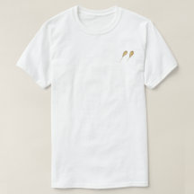 Camiseta con estampado en el pecho de globos con m