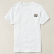 Camiseta con estampado en pecho Hineni