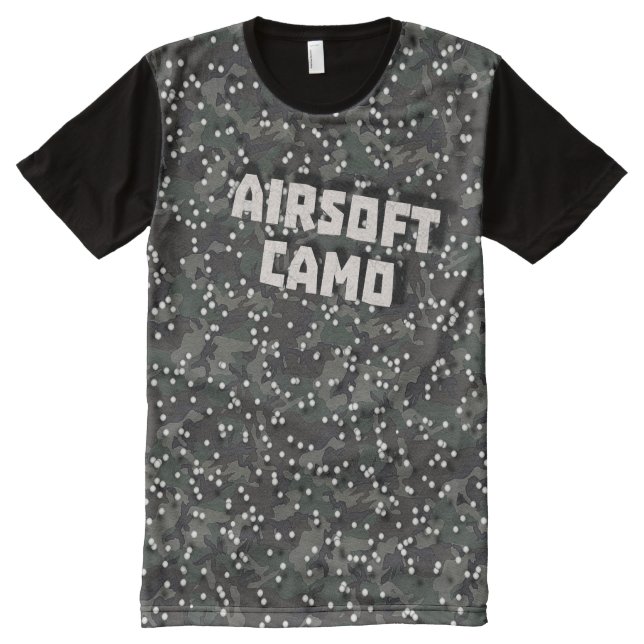 CAMISETA CON ESTAMPADO INTEGRAL CAMO DE AEROQUES (Anverso)