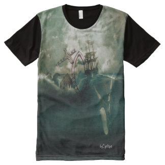 Camiseta Con Estampado Integral Guardar por la cruz