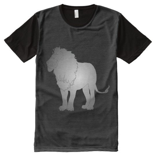 Camiseta Con Estampado Integral León