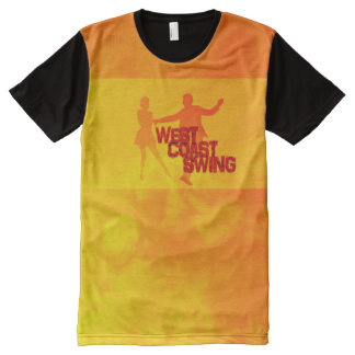 Camiseta Con Estampado Integral Oeste Coast swing