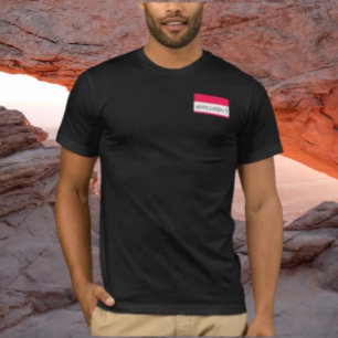 Camiseta con Etiqueta de Nombre Poco Amigable – Ca