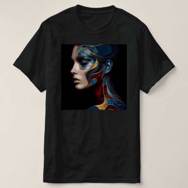Camiseta con expresión artística -1 (Diseño del anverso)