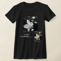 Camiseta con flores para un amante de la naturalez