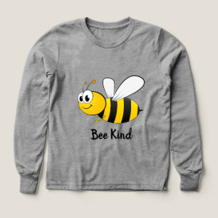 Camiseta con fondo de abeja ilustrada
