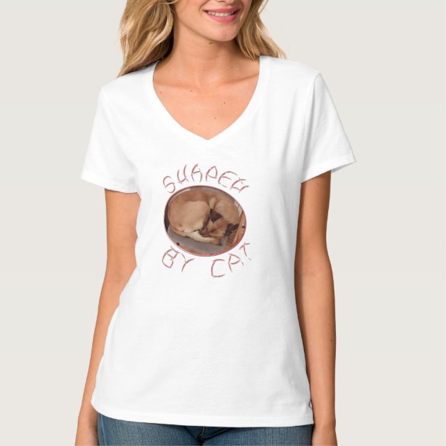 Camiseta Con forma de gato (Anverso)