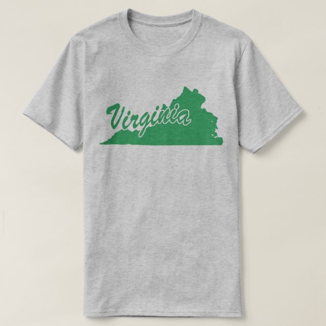 Camiseta con forma de Virginia (Diseño del anverso)