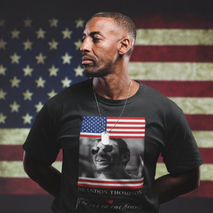Camiseta con foto conmemorativa patriótica