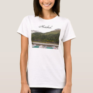 Camiseta con foto de las montañas Alaska