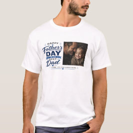 Camiseta con foto personalizada Feliz Día del Padr