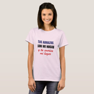 Camiseta con frase de amor