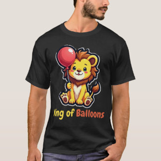 Camiseta con globo de león caprichoso - Jugativo y