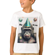 Camiseta con gorila para niños
