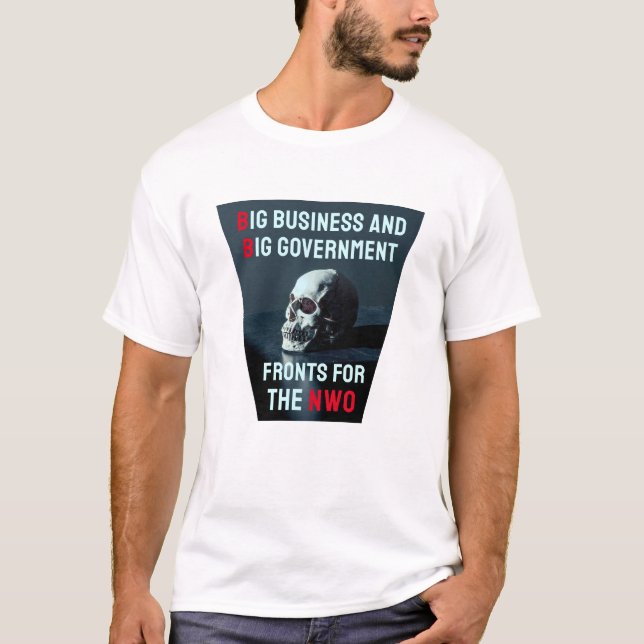 Camiseta con grandes frentes (luz) (Anverso)