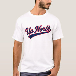 Camiseta con guión retro 'Up North'